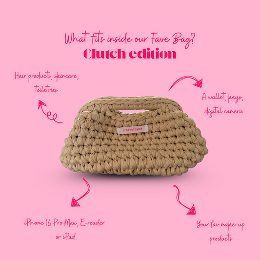 The Fave Clutch - Oat