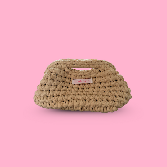 The Fave Clutch - Oat