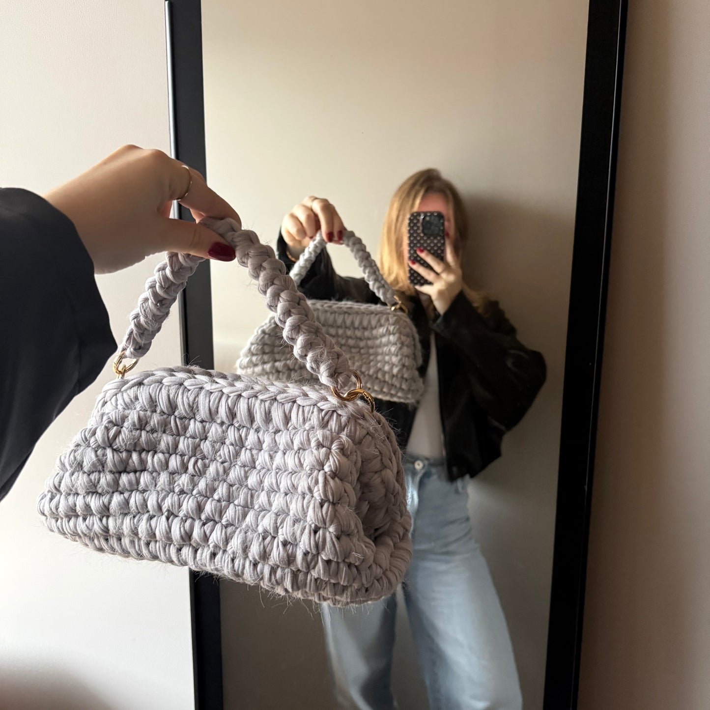 The Fave (Clutch Edition) - Stormy Mohair